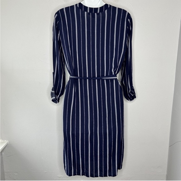 ATMOSPHERE Blue White Striped Dress - Picture 5 of 10